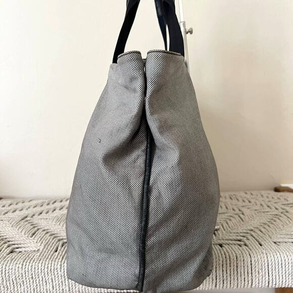 BOTTEGA VENETA Marco polo Grey Canvas & Leather Tote - Picture 6 of 15
